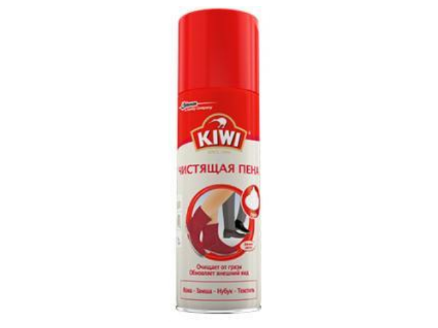 Чистящая пена Kiwi, для замши, нубука, кожи и текстиля, 200 мл