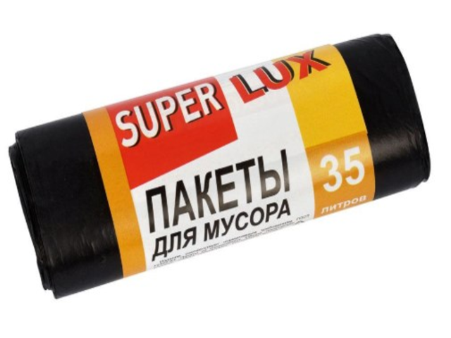 Мусорные пакеты Super Luxe 35л/15шт 50 мешков
